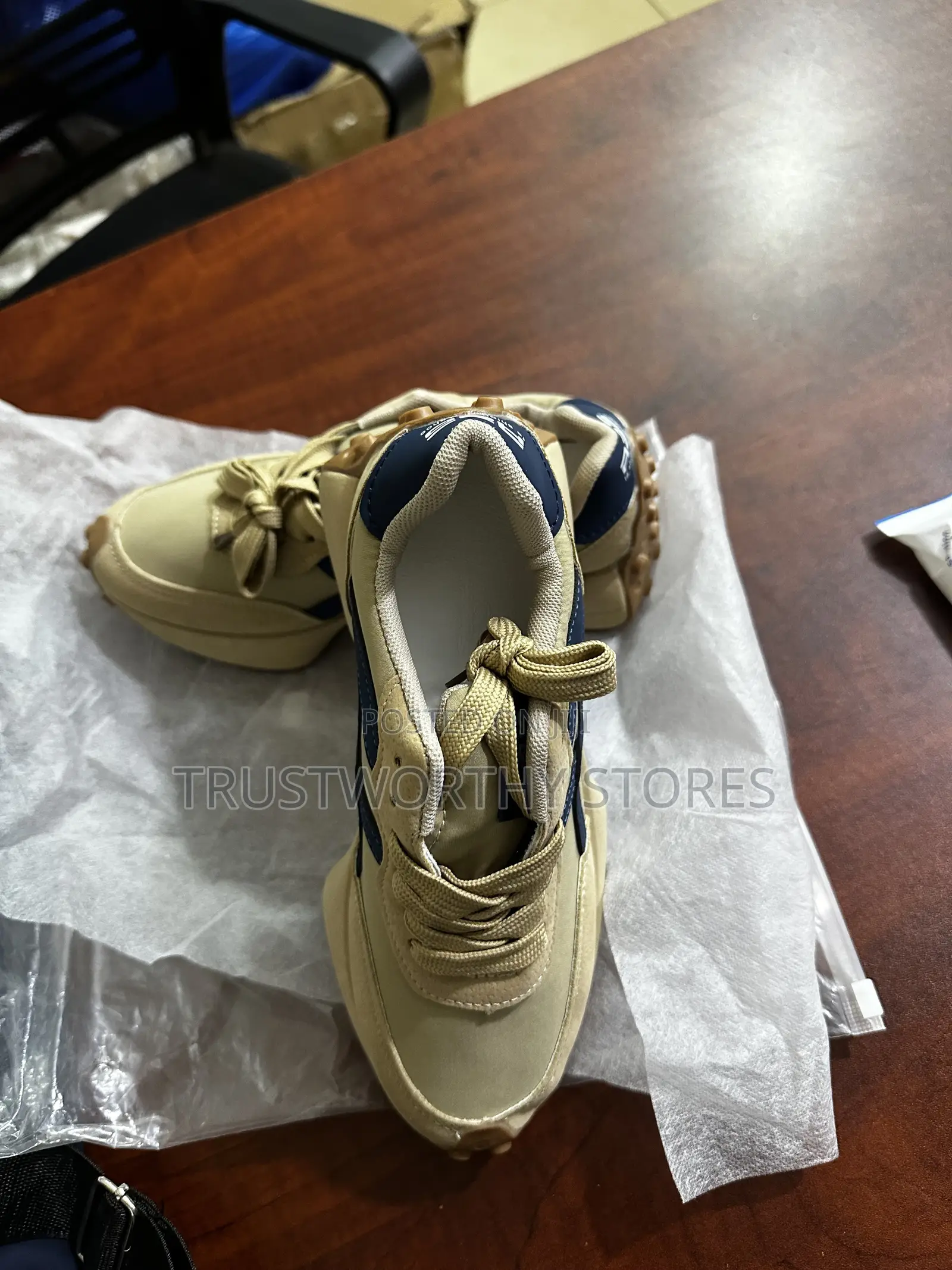 Beige Stay Real Sneakers