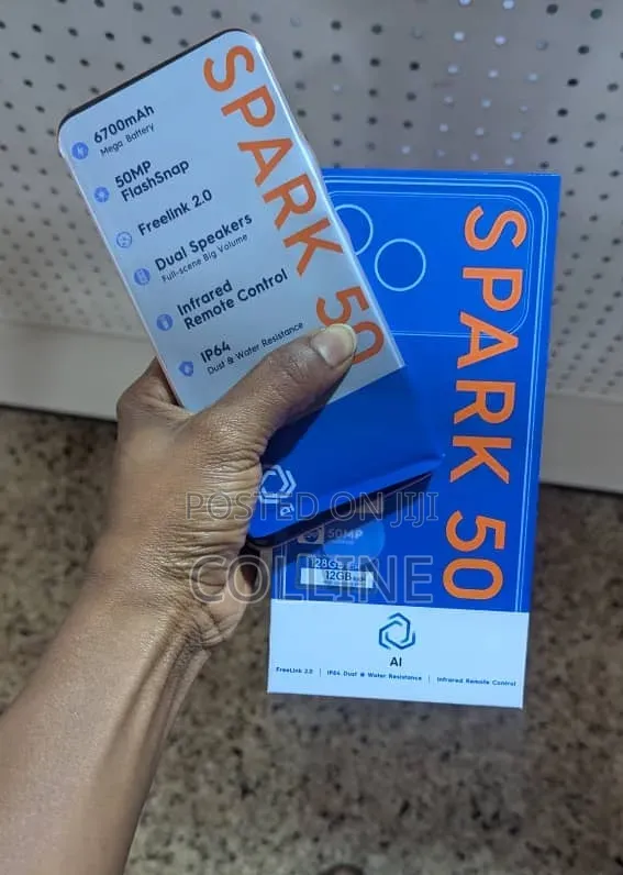 New Tecno Spark 50 128 GB Orange