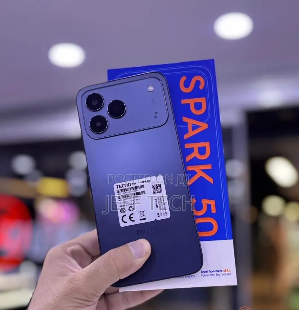 New Tecno Spark 50 128 GB Black