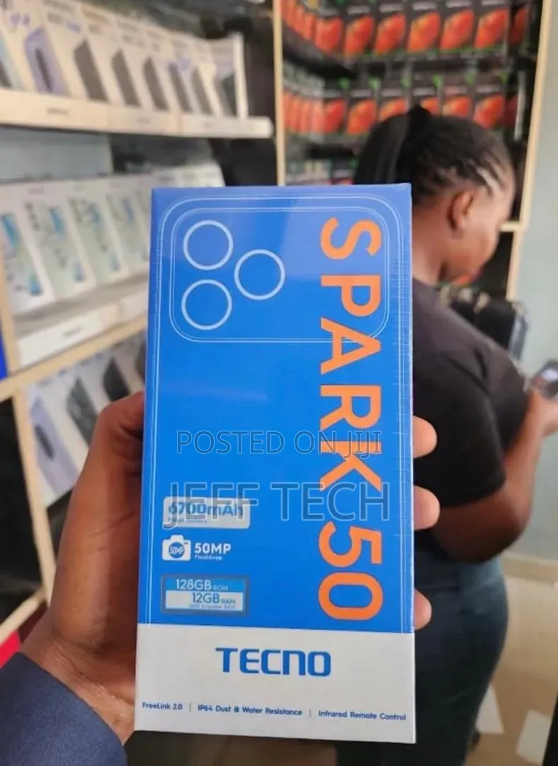 New Tecno Spark 50 128 GB Black