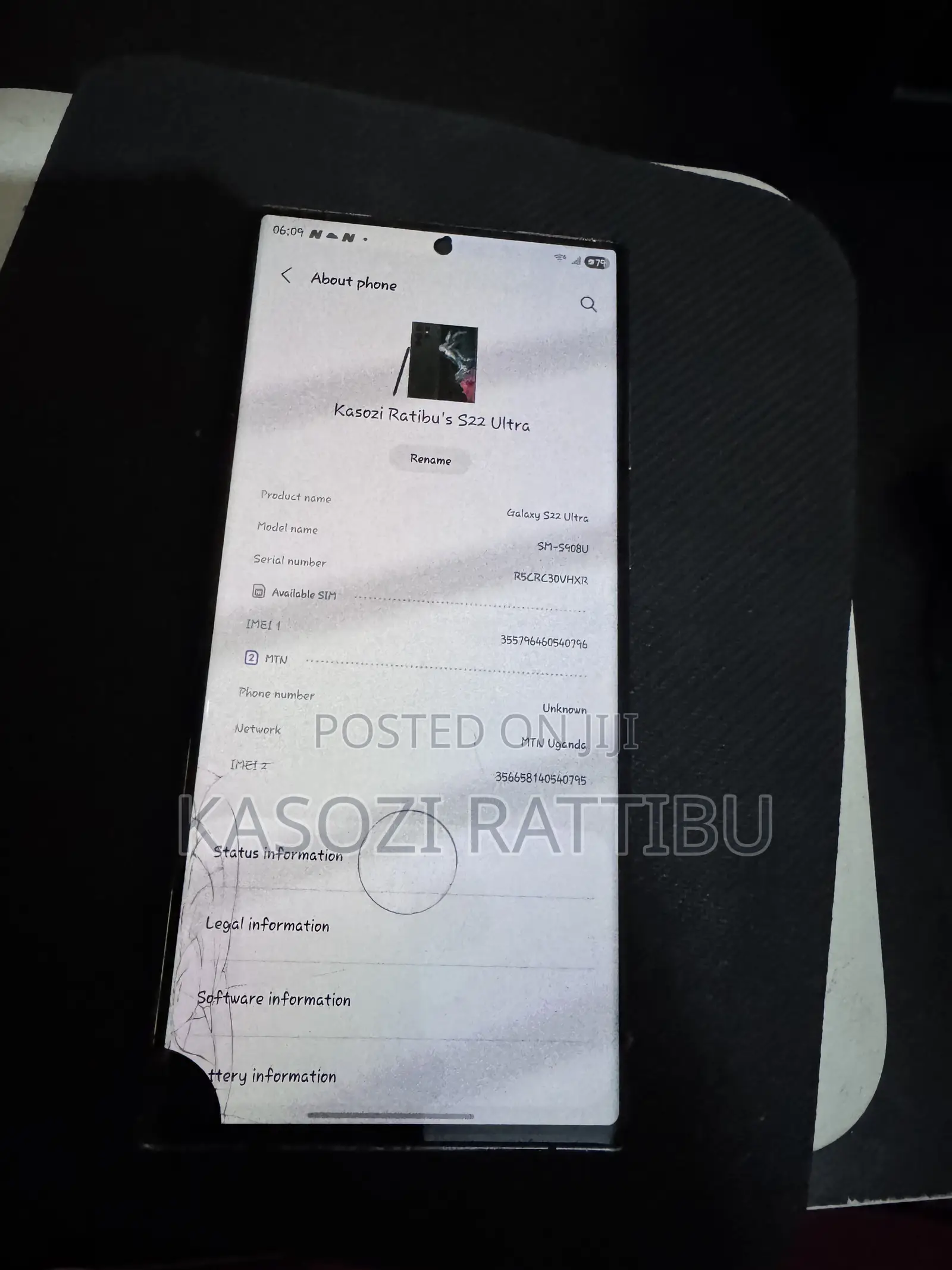 Samsung Galaxy S22 Ultra 128 GB Gray