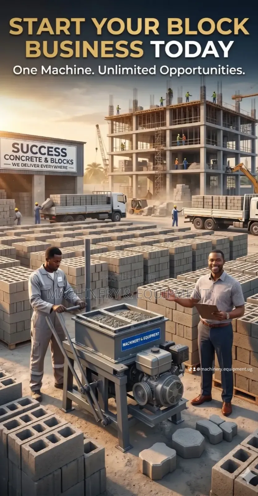 Block/Pavers Making Machine