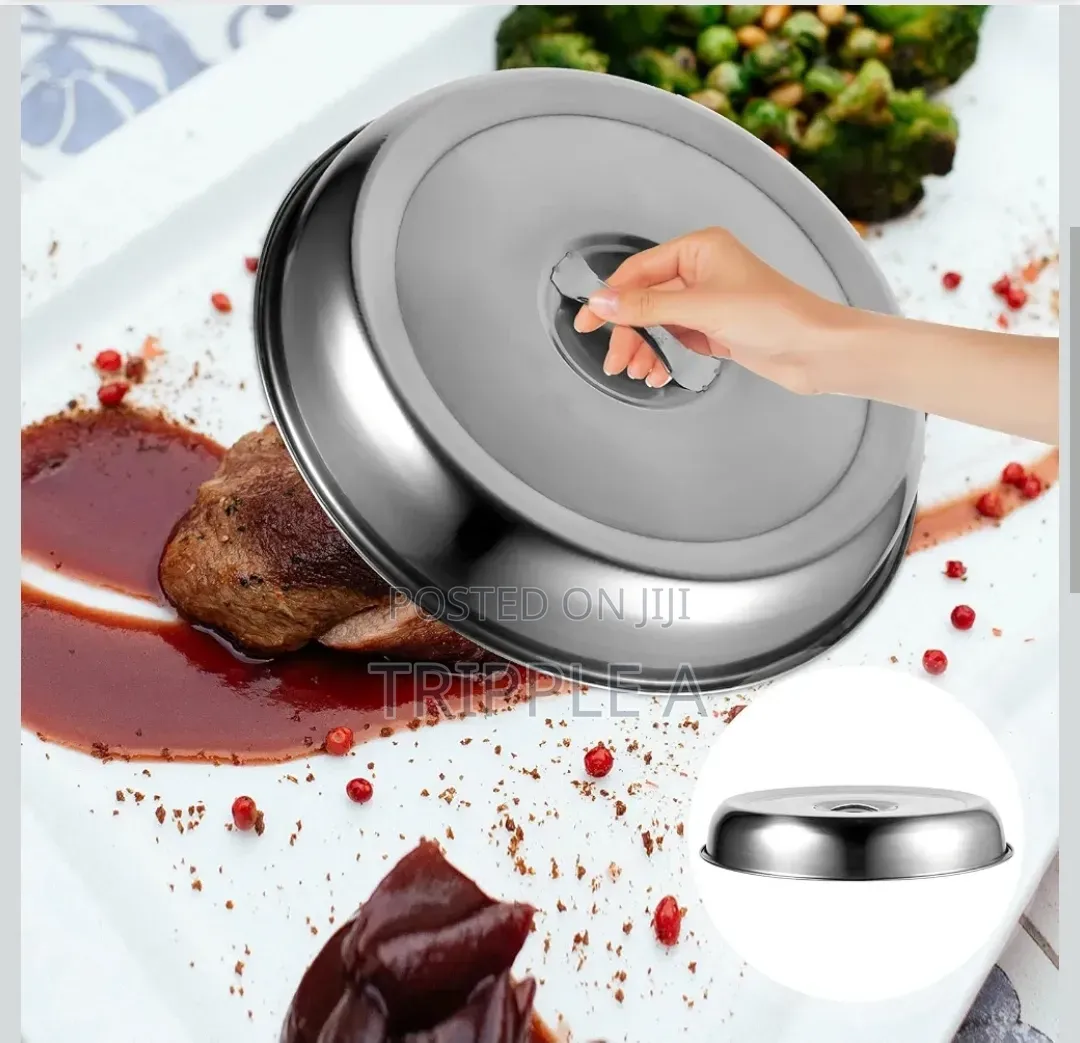 Dome Food Lid Stainless Steel Plate Cover( 26cm)