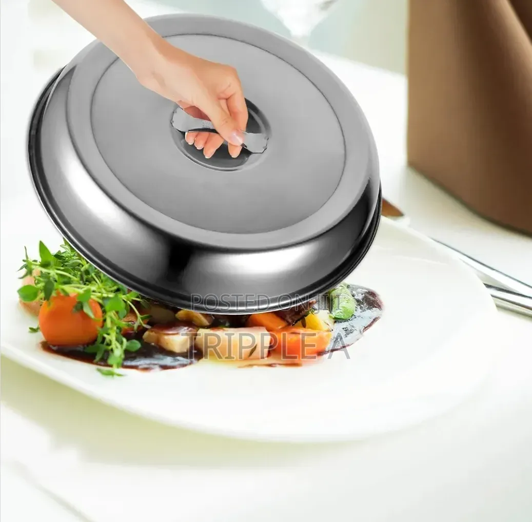 Dome Food Lid Stainless Steel Plate Cover( 26cm)