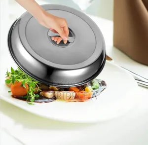 Dome Food Lid Stainless Steel Plate Cover( 26cm)