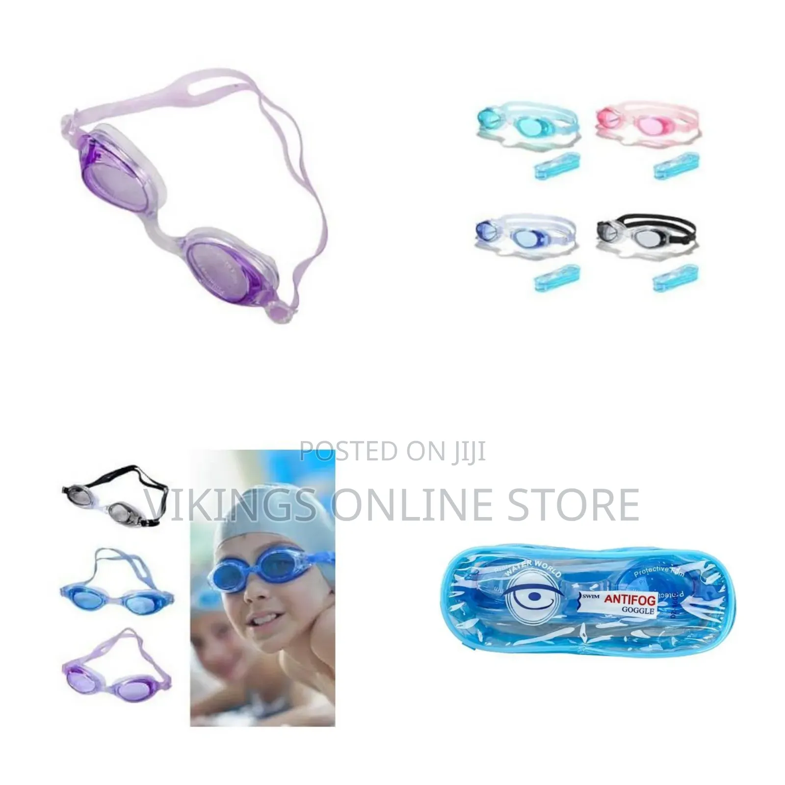 Professional Swimming Goggles Waterproof Silicone Kids Swim Glass Gogg