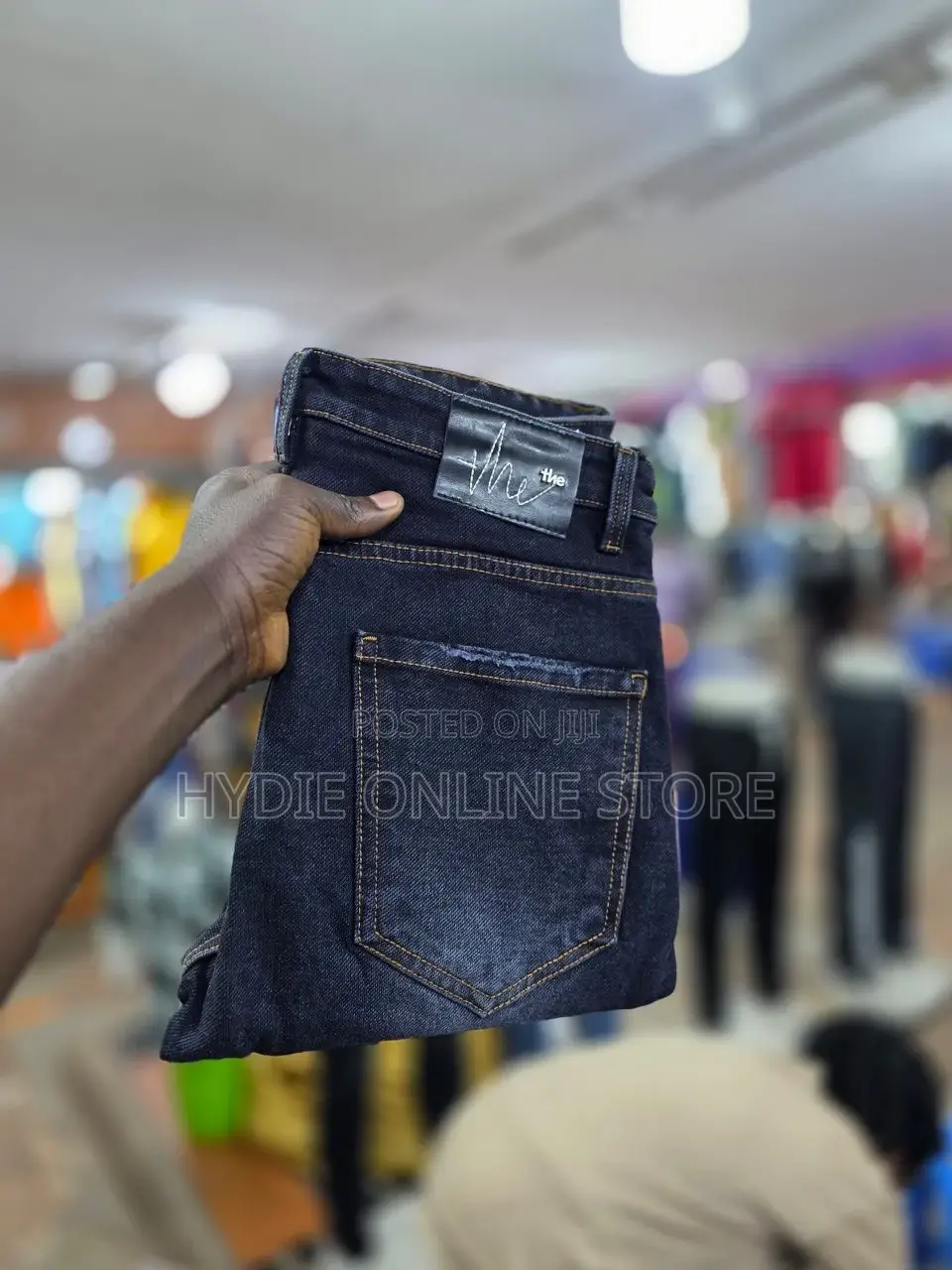 Plain Black Men’S Jean