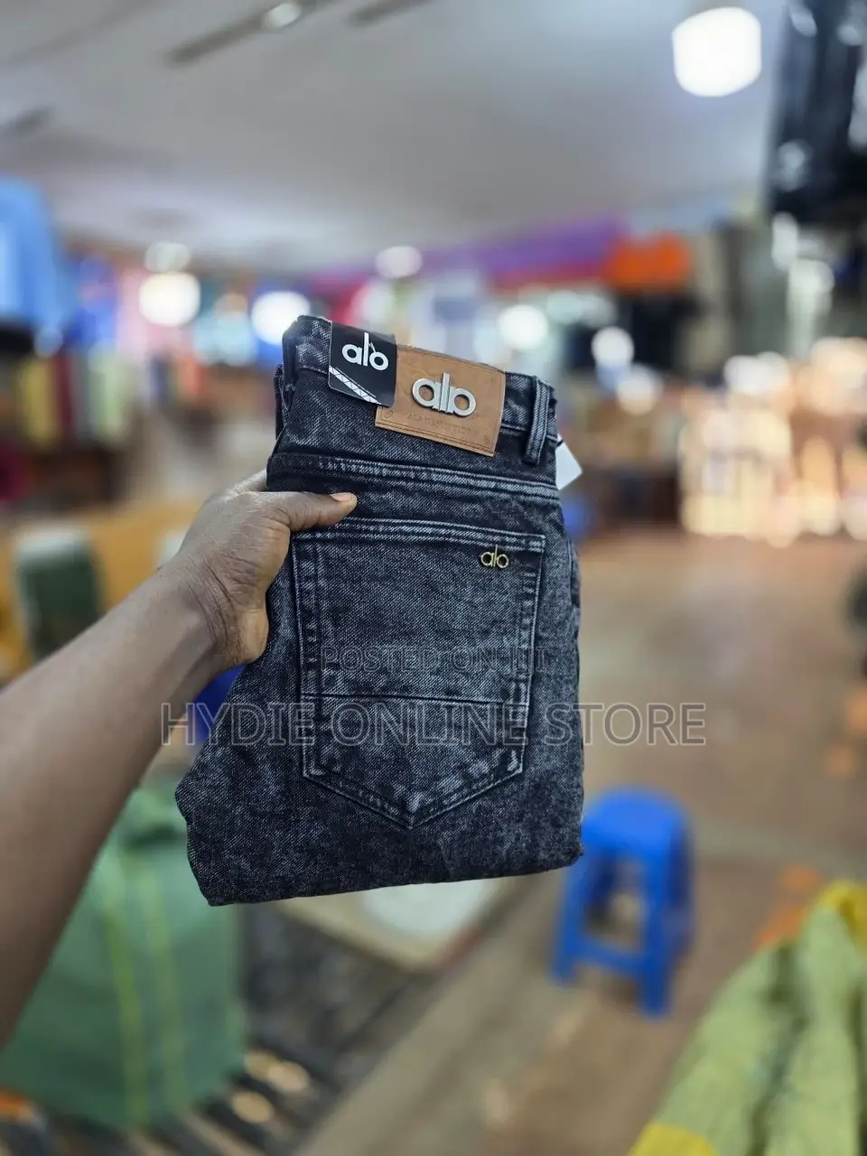 Plain Black Men’S Jean