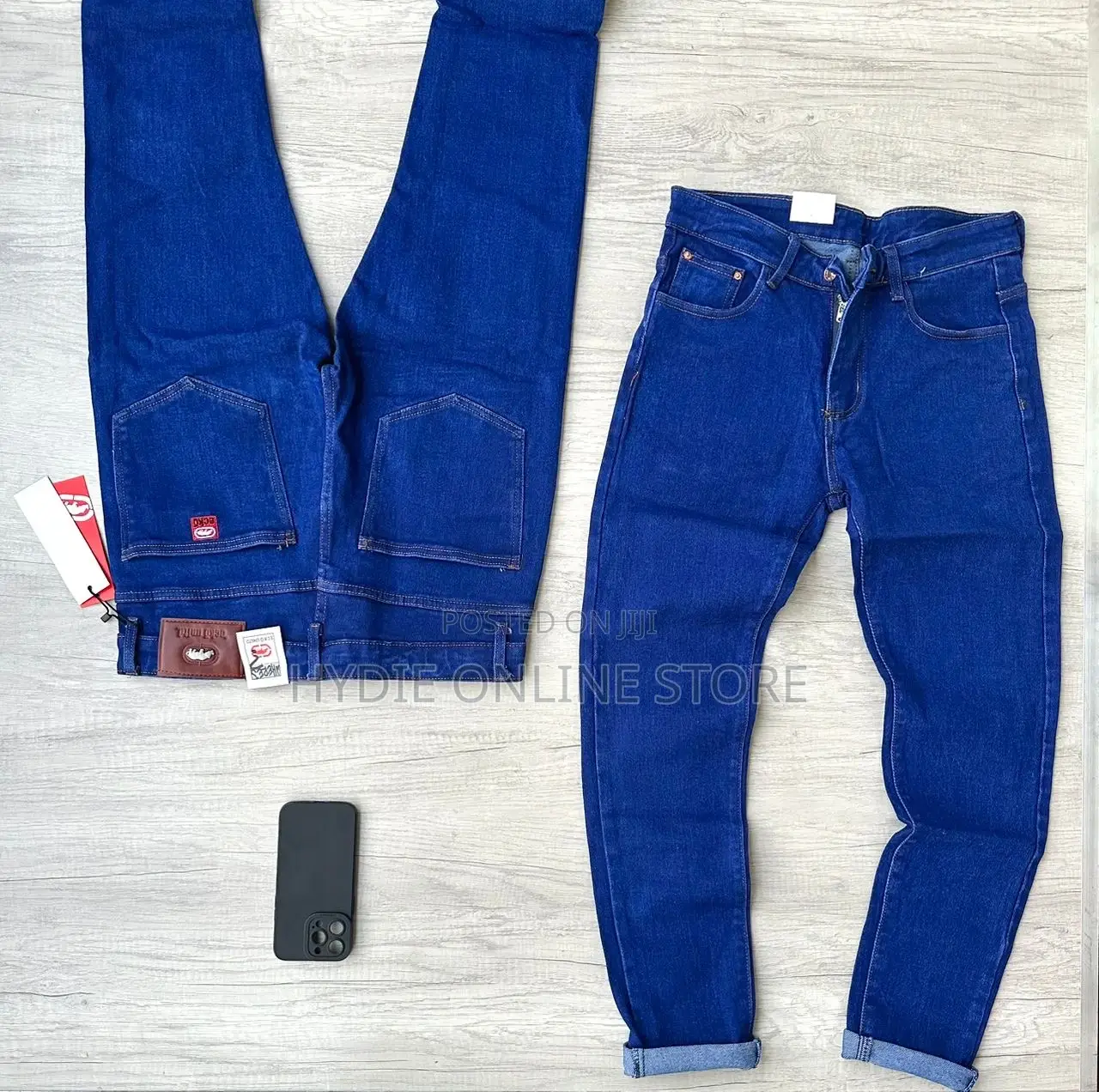Plain Black Men’S Jean