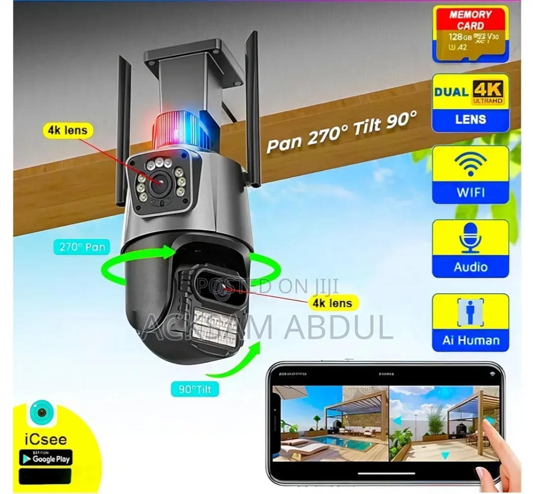 Wifi Camera Angle Visual 3600