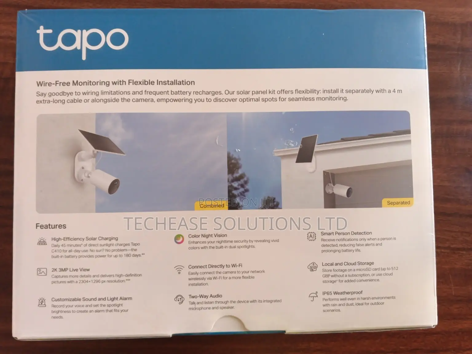 Tp-Link Tapo C410 Kit Solar-Powered Security Camera Kit