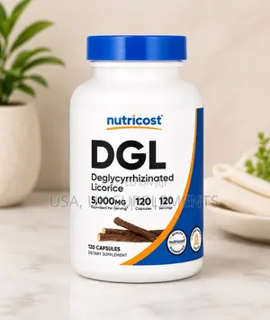 Nutricost DGL 5000mg 120 Capsules Deglycyrrhizinated Licorice
