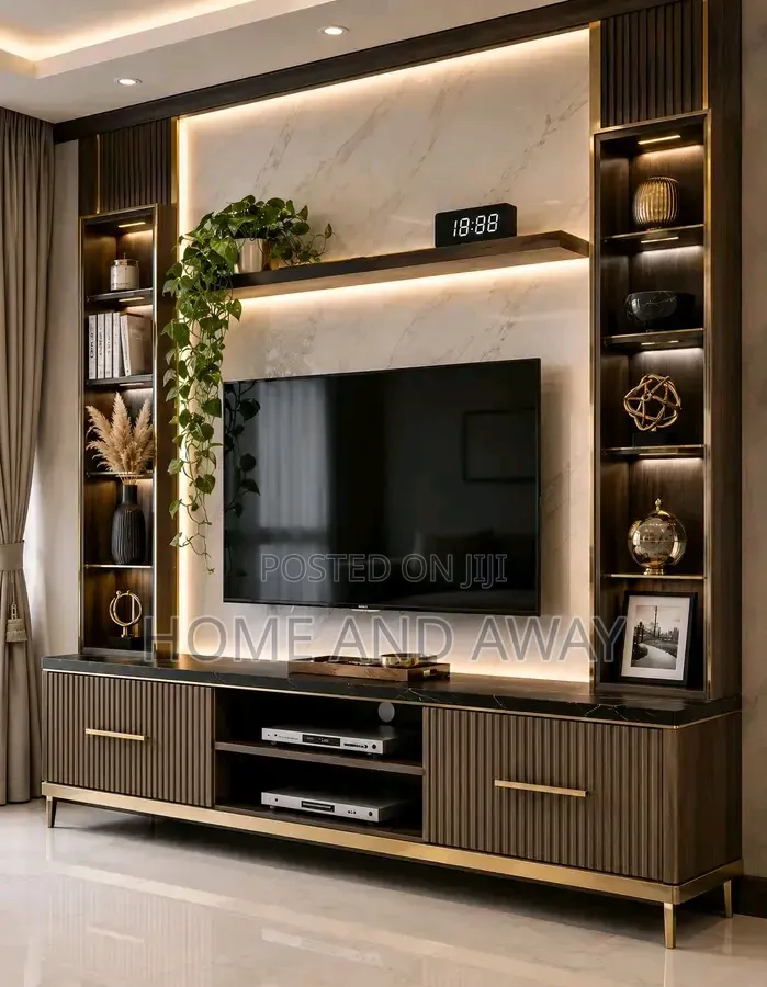Santana Wall Unit Tv Stands in Any Colour From 2,000,000/- Book Now