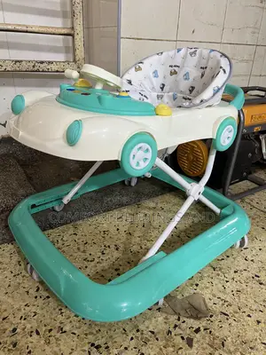 Car Shape Baby Walker Green