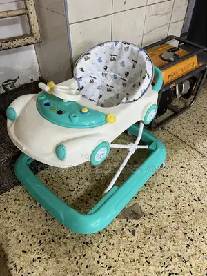 Car Shape Baby Walker Green