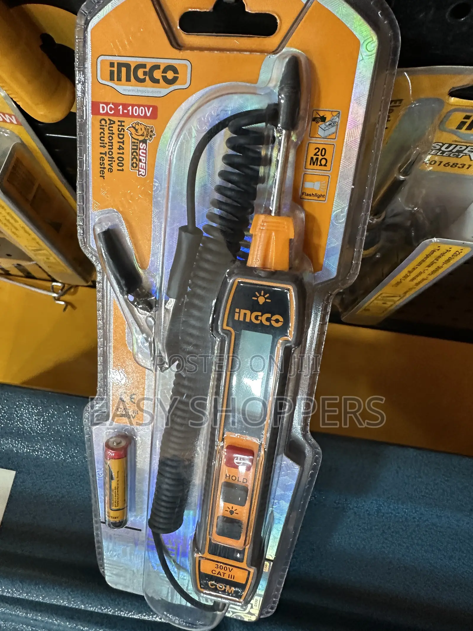 Ingco Digital Automotive Circuit Tester for Dc Voltage 1-100v.