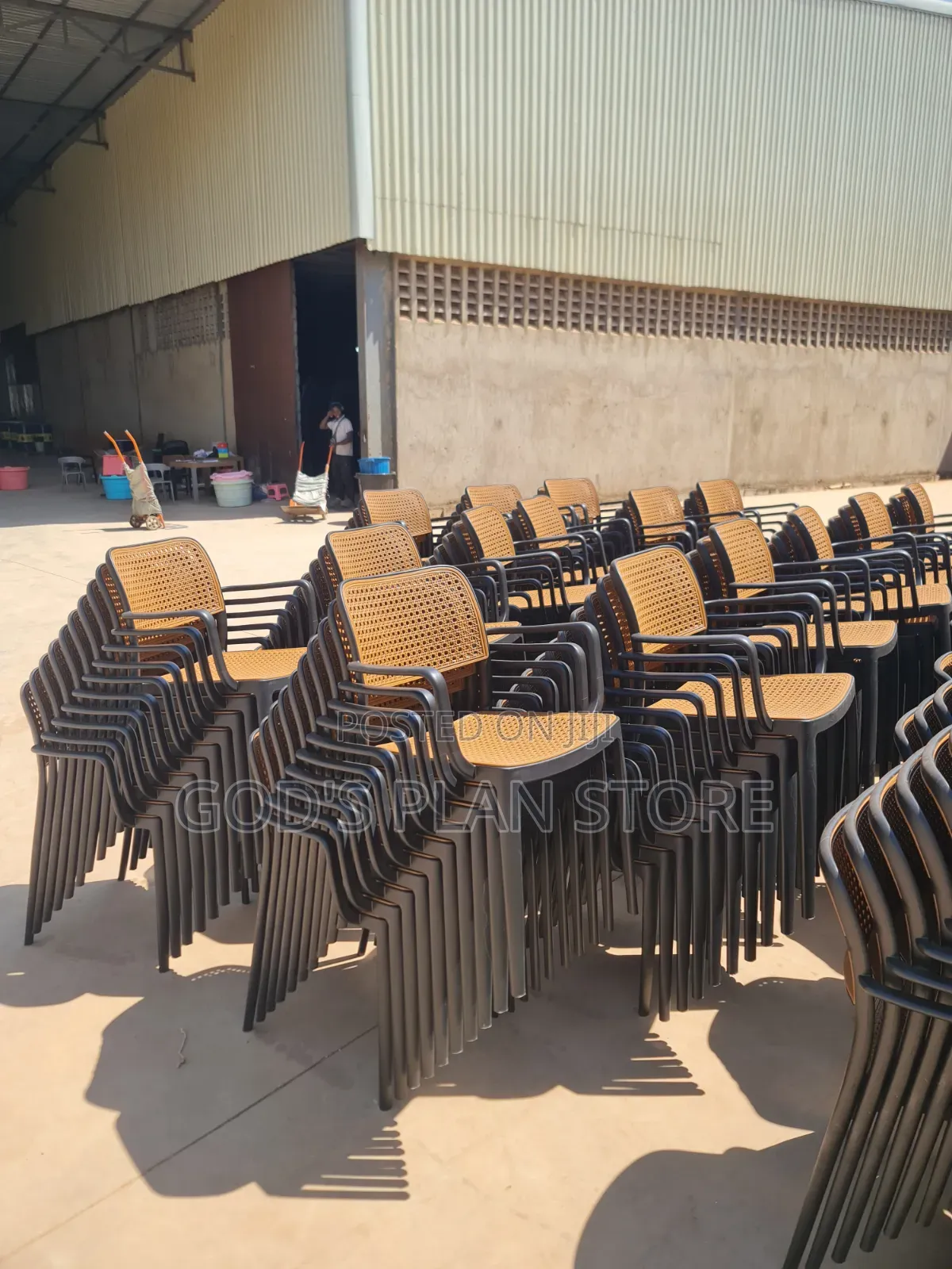 Multi-Meshed Plastic Chairs Plastic Chairs