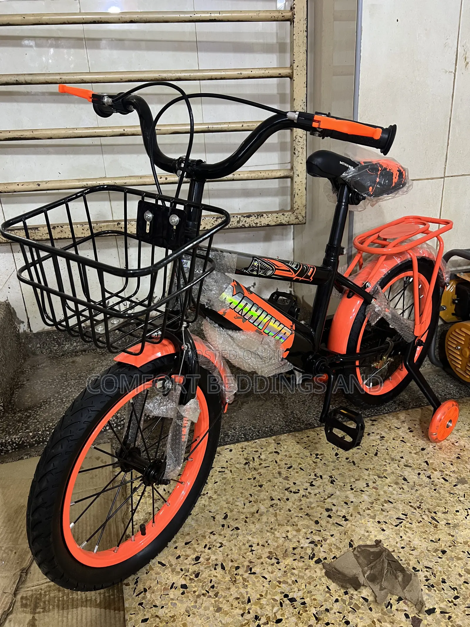 Front Rack Bicycle Orange 1 to 9 Years