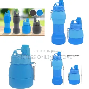 1 Piece of Collapsible Lightweight Water Bottle Food-Grade Silicone