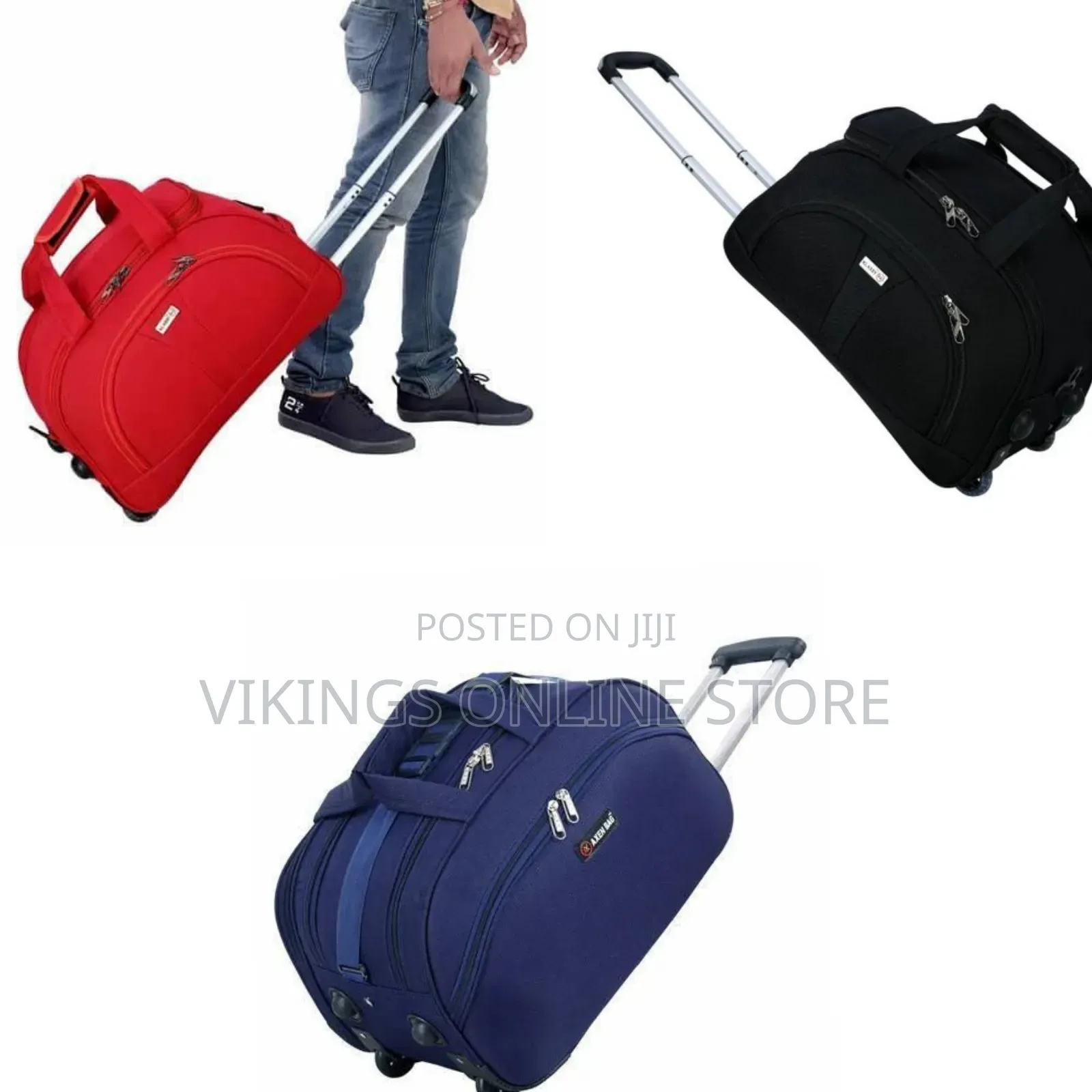 Wheeled Duffel Bag Vintage Canvas Travel Bags Men Duffel Bag Travel