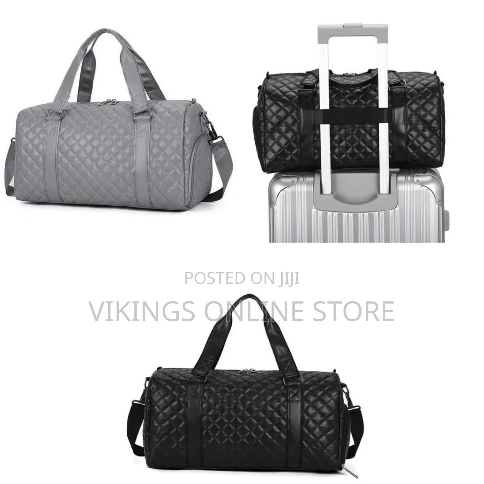 Gym Bag for Women Pu Sports Duffel Workout Overnight Bag