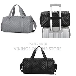 Gym Bag for Women Pu Sports Duffel Workout Overnight Bag