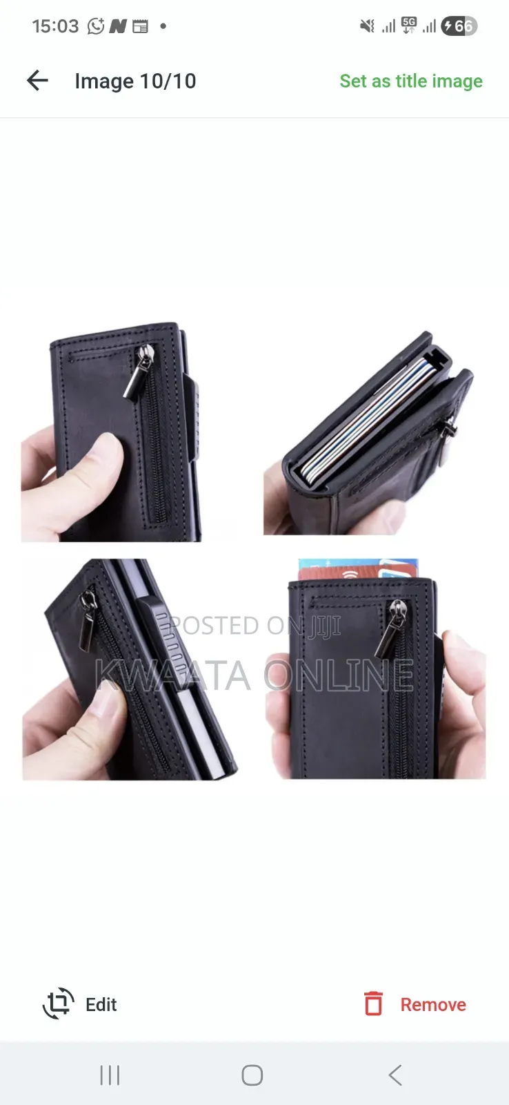 Mens Wallet, Slim Pop Up Card Holder Smart Card Cases With Coin Pocket