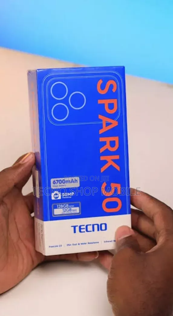 New Tecno Spark 50 128 GB Black