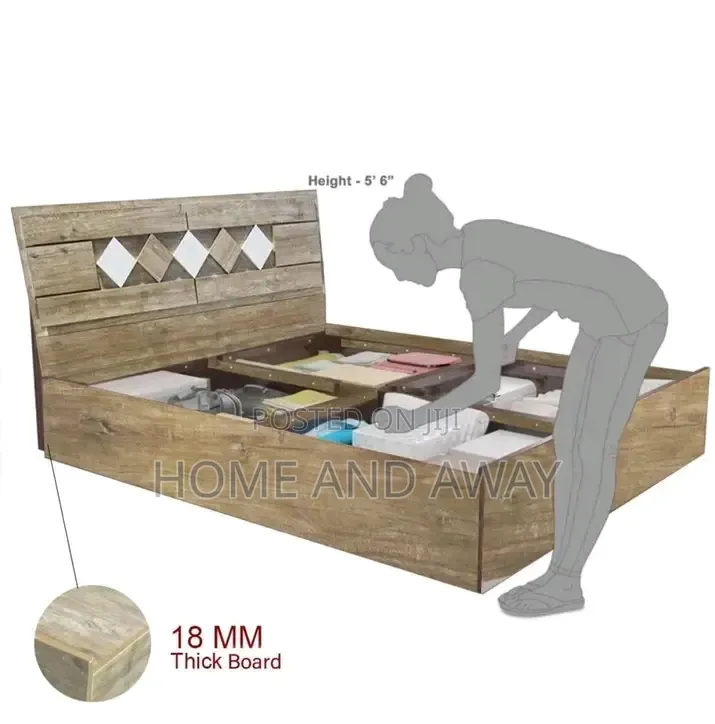 Boxy Wooden Beds in Any Colour or Size From 1,500,000/- With Delivery