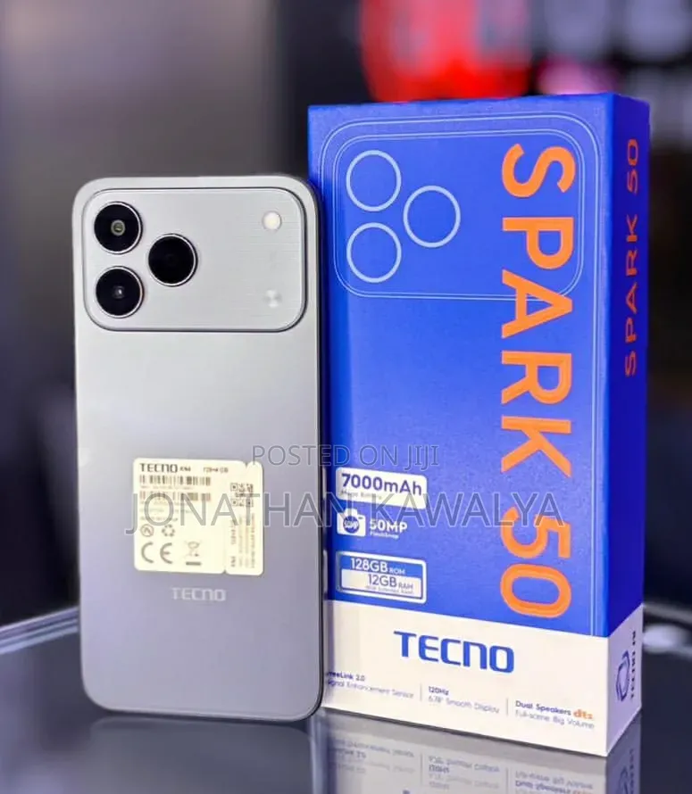 New Tecno Spark 50 128 GB Gray