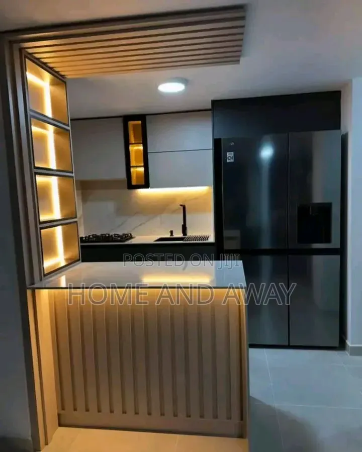 Smart Kitchen Cabinets in Uganda Kampala 1,000,000/- Per Running Meter