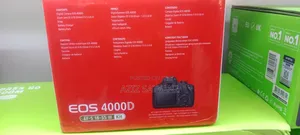 Canon 4000d DSLR Camera, 18 Mp Aps-C Sens, Video Recording at 30 FPS