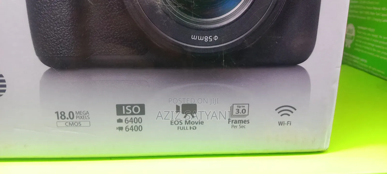 Canon 4000d DSLR Camera, 18 Mp Aps-C Sens, Video Recording at 30 FPS