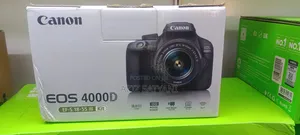 Canon 4000d DSLR Camera, 18 Mp Aps-C Sens, Video Recording at 30 FPS