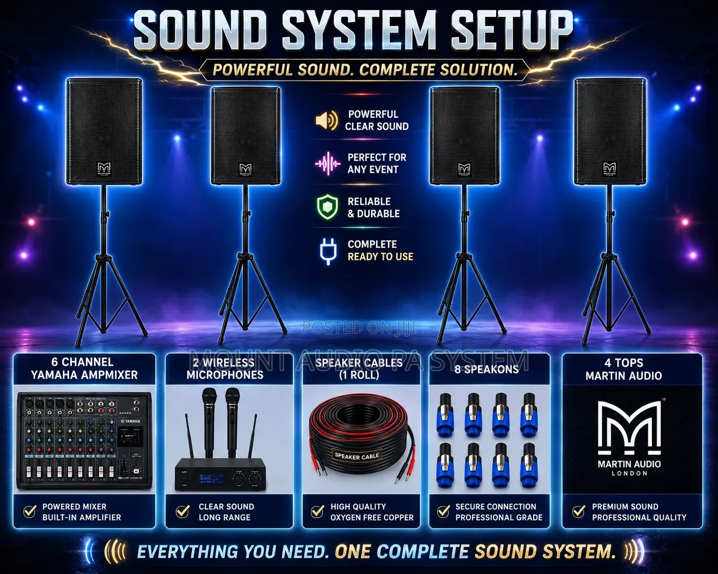 Martin Audio Public Announcement System