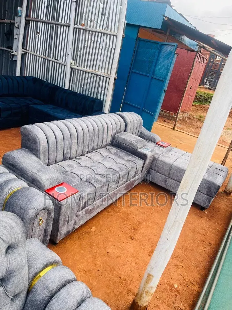 Light Gray Sofa Seater L