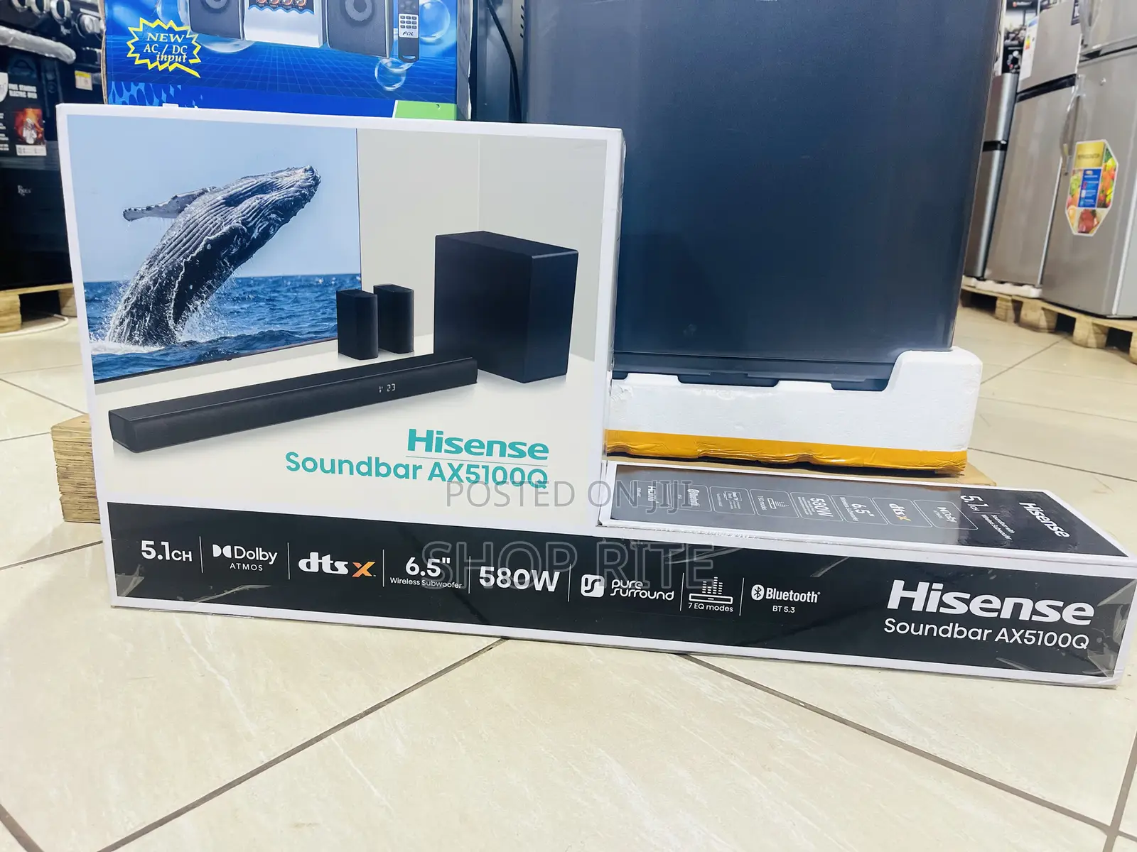 Hisense Sound Bar 5.1 Ch 580w Sound Bar