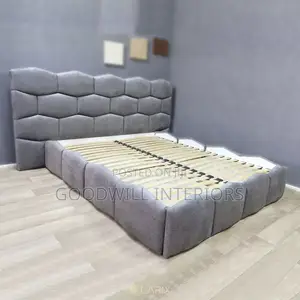 5 by 6 Bed in Gray Modern Design