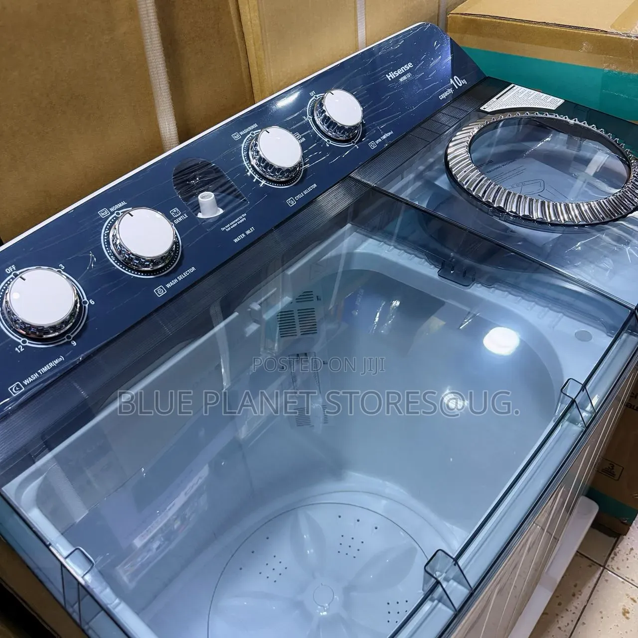 Hisense 10kgs Semi Auto Twin Tub Washing Machines || Wsbe101