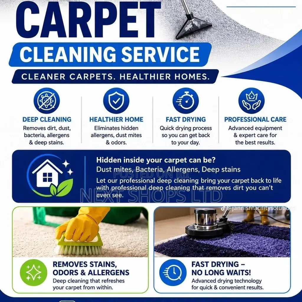 Carpet Cleaning Services/Carpet Cleaning Services in Kampala Uganda