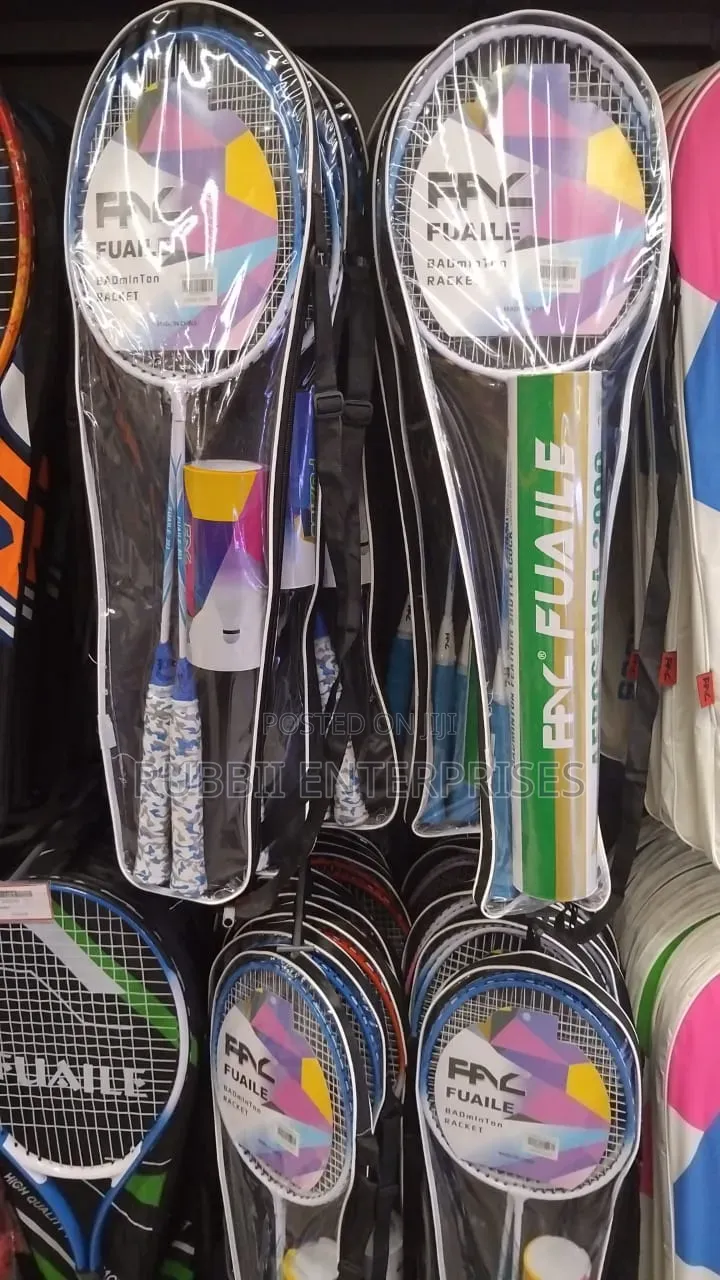 Badminton Steel Rackets 2pc