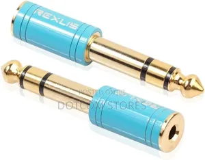 6.35mm Male to 3.5mm Female Stereo Headphone Jack Adapter Converter