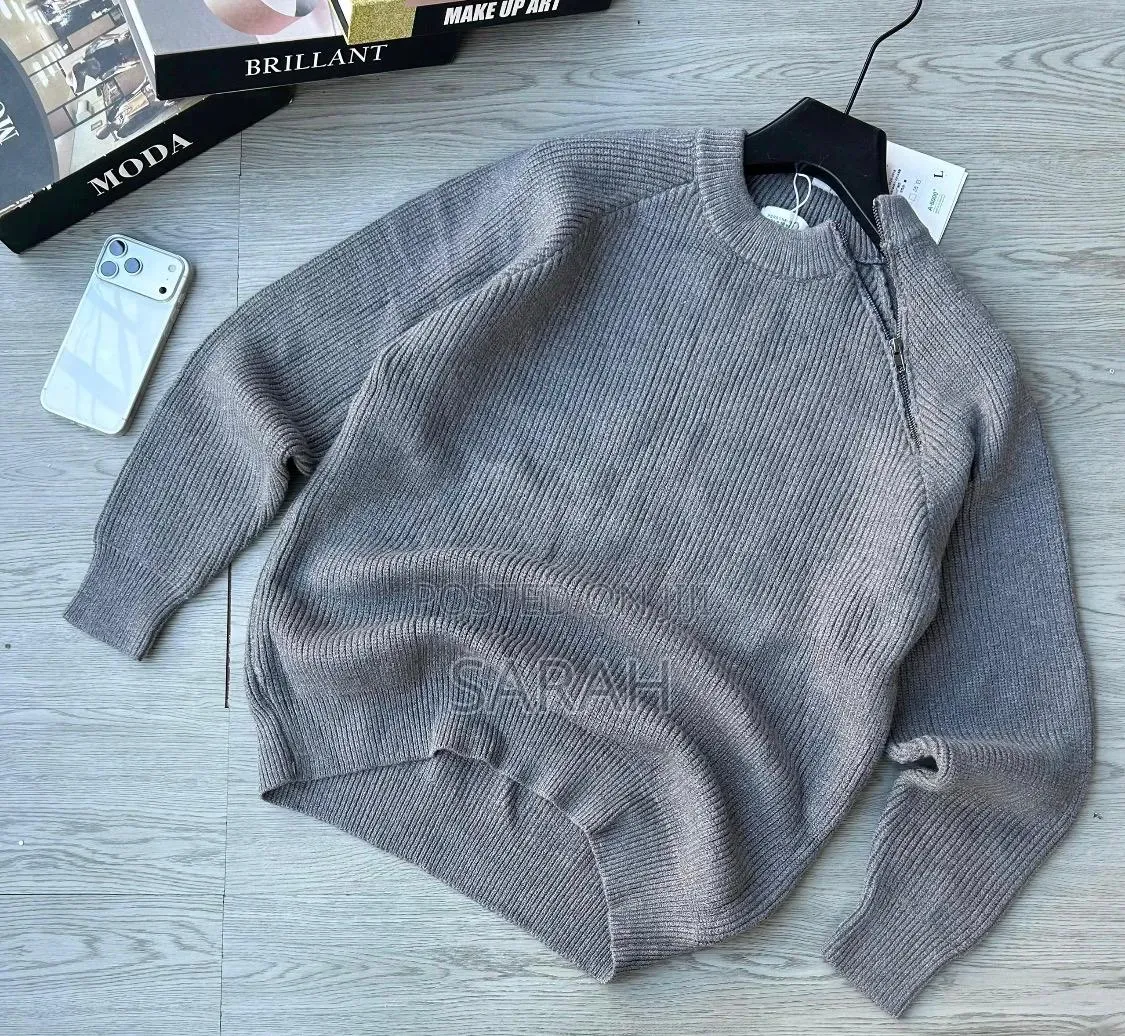 Ribbed-Knit, Raglan-Sleeve Sweaters.
