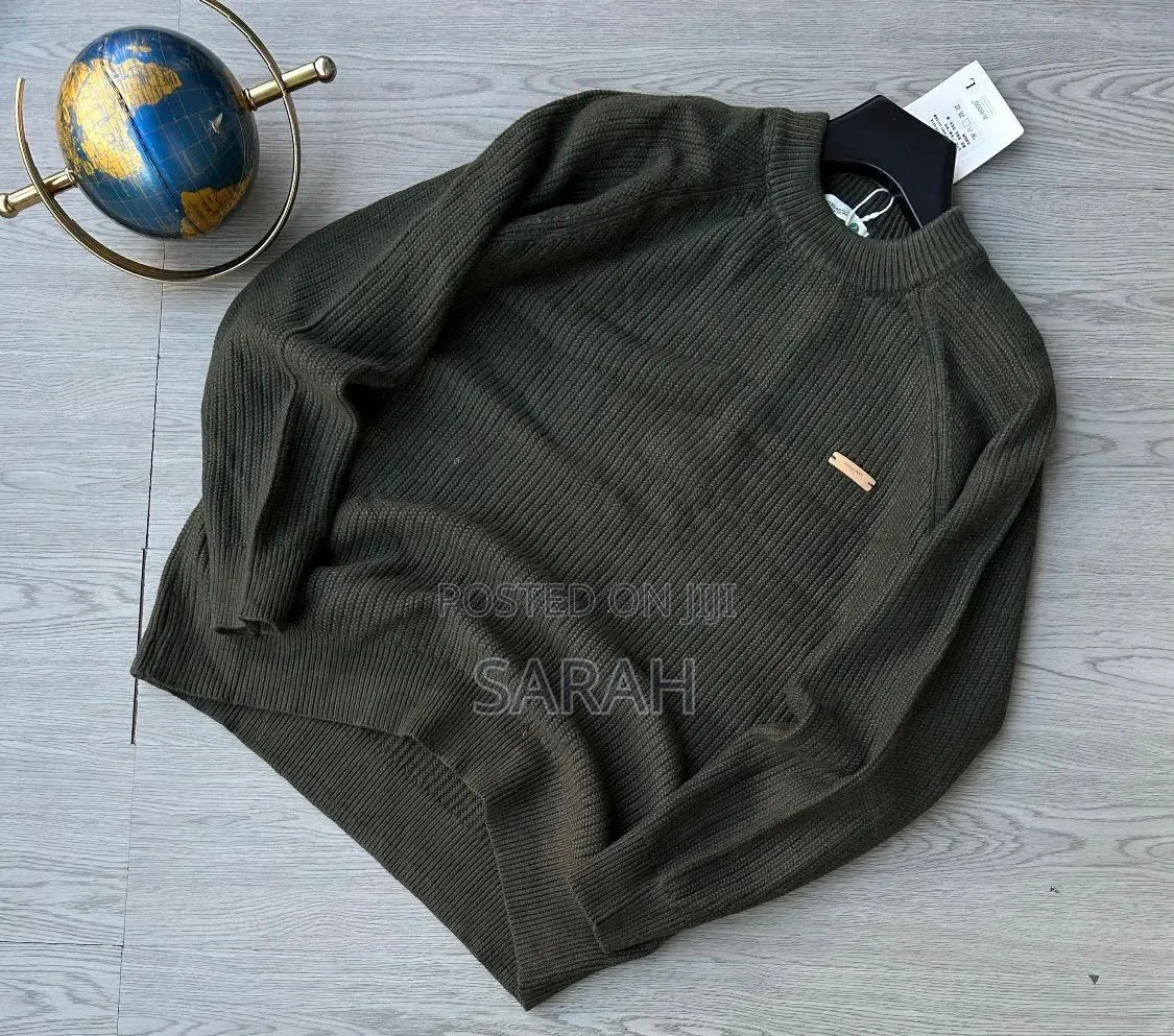 Ribbed-Knit, Raglan-Sleeve Sweaters.
