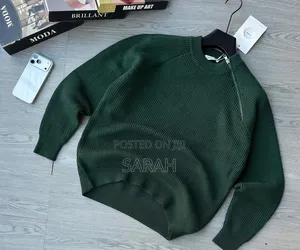 Ribbed-Knit, Raglan-Sleeve Sweaters.