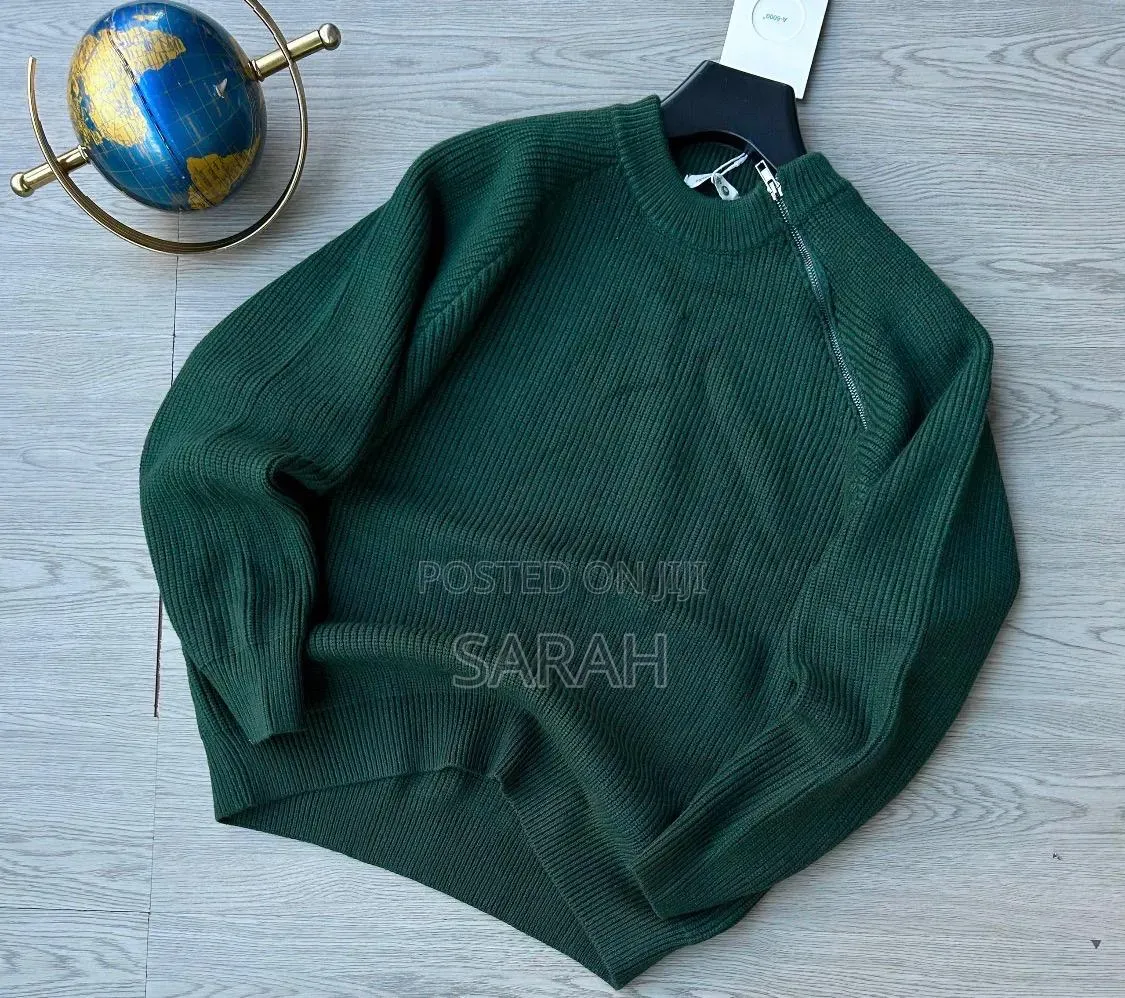 Ribbed-Knit, Raglan-Sleeve Sweaters.