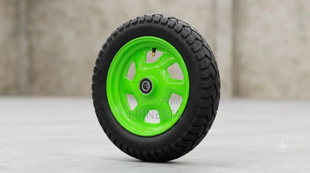 Heavy Duty Wheelbarrow Replacement Wheel – Bright Green