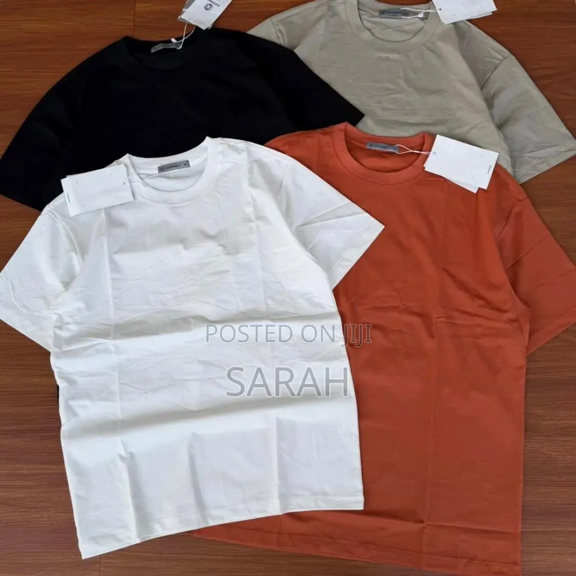 A Pack of Four Plain Round Neck T-Shirts