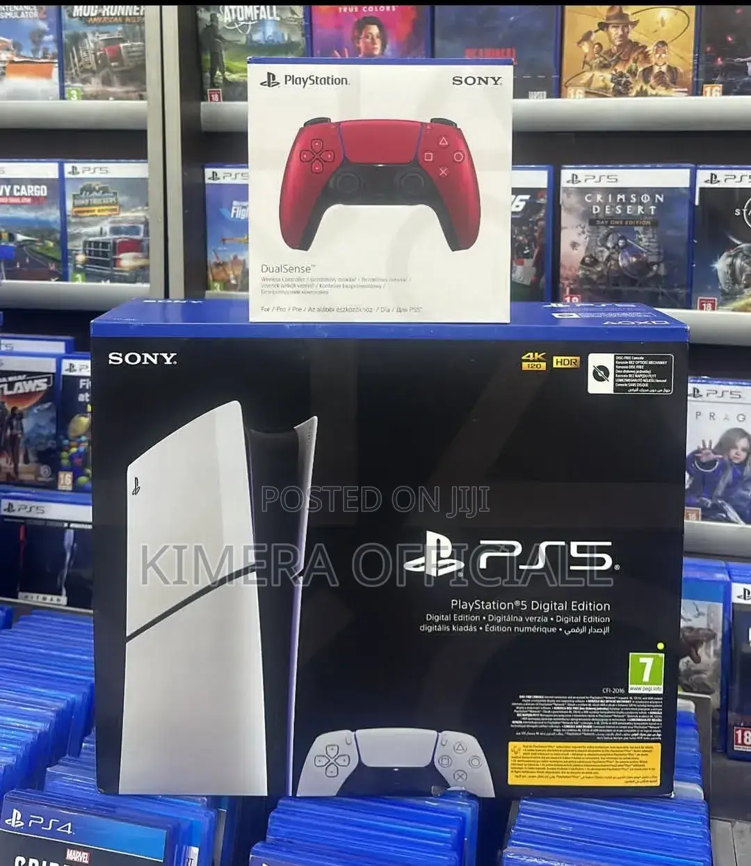 Brand New Ps5 Slim Digital With Fifa 26 Game (Fc 26) and Another Pad