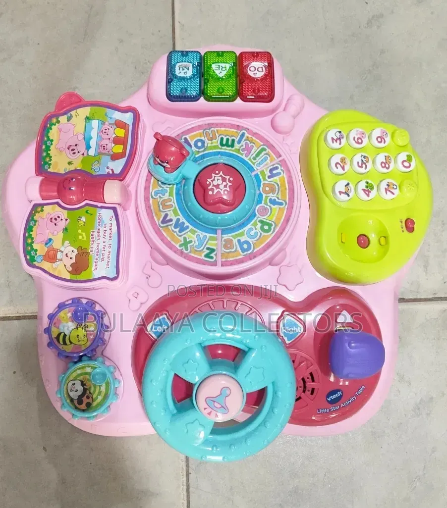 Uk Used Vtech Magic Star Learning Table Electronic Musical Toddler Toy